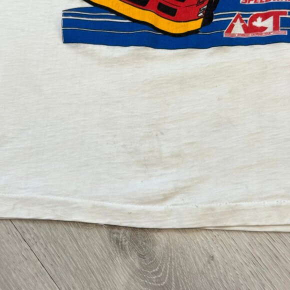 Rare Vintage 1988 Molson Export 200 Racing Single Stitch Ringer T-Shirt - Small - Picture 10 of 12